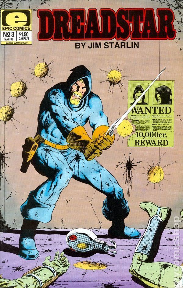 Dreadstar Dreadstar 1982 MarvelEpic comic books