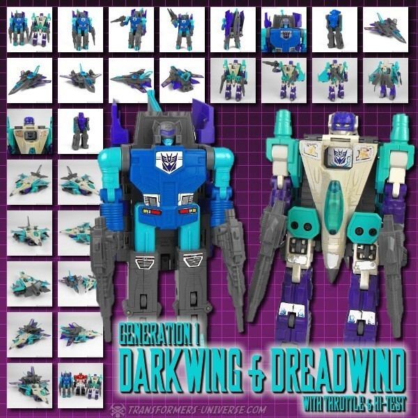 Dreadwind Transformers Universe G1 Darkwing amp Dreadwind