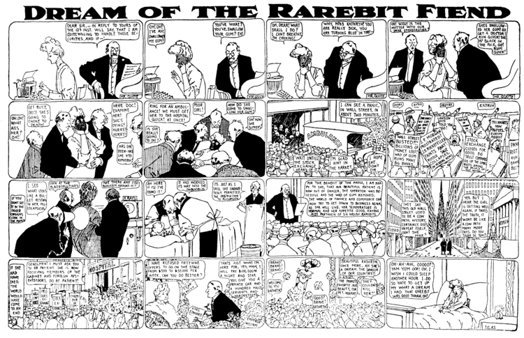 Dream of the Rarebit Fiend Comic Strip Library Digital Collection of Classic Comic Strips