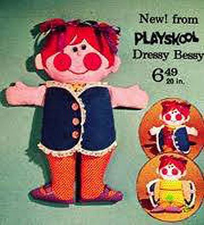 Dressy Bessy Remembering Playskool39s 39Dressy Bessy39 as a Preschool Teaching Tool