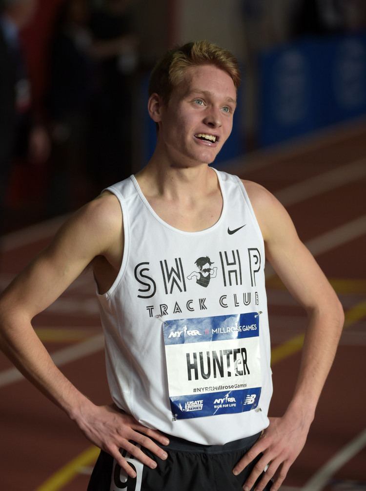 Drew Hunter Drew Hunter lowers own national indoor record in the mile Kate