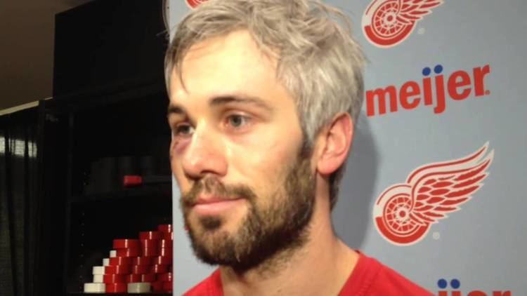 Drew Miller Red Wings39 Drew Miller has no issues with eye after