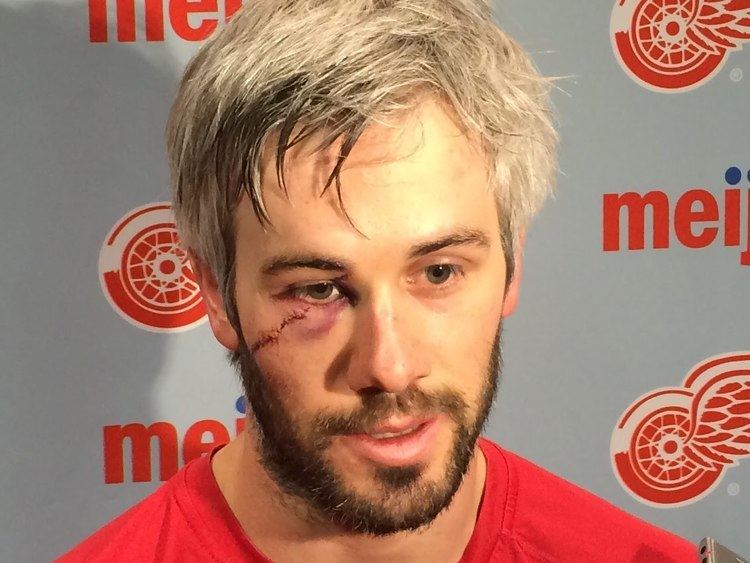 Drew Miller Red Wings Drew Miller recounts catching blade to the face