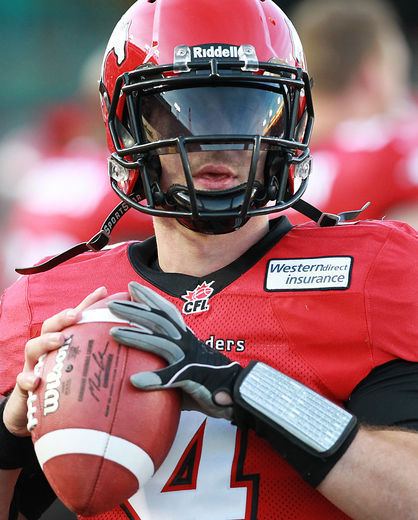 Drew Tate Calgary Stampeders39 Drew Tate back in game situation