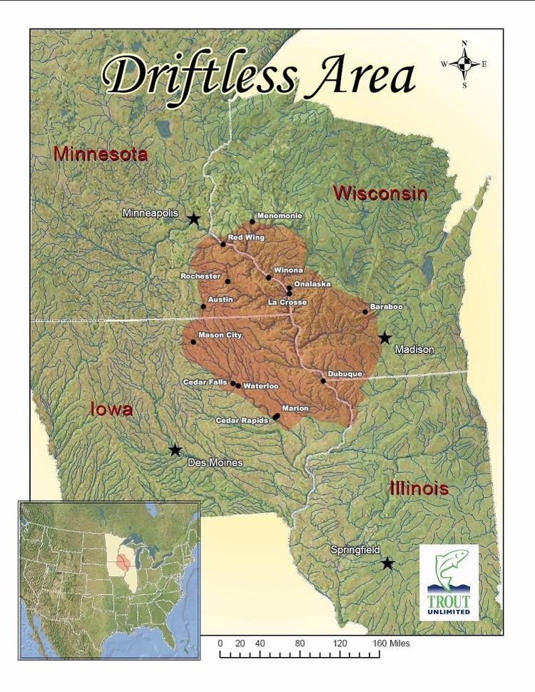 Driftless Area Geology amp Uniqueness of The Driftless Area Spirit Streams Fly Fishing