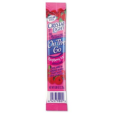 Drink mix Crystal Light On The Go Soft Drink Mix Raspberry Ice 08 oz