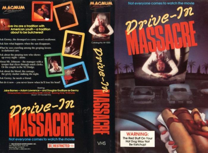 Drive-In Massacre DriveIn Massacre USA 1976 HORRORPEDIA
