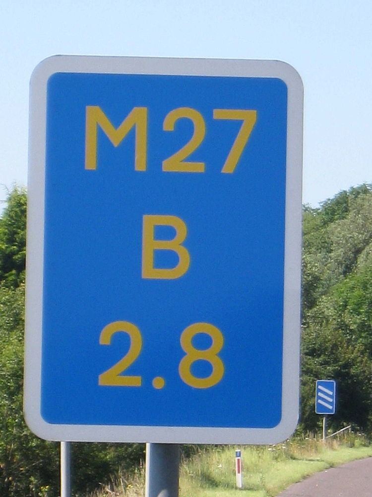 Driver location sign