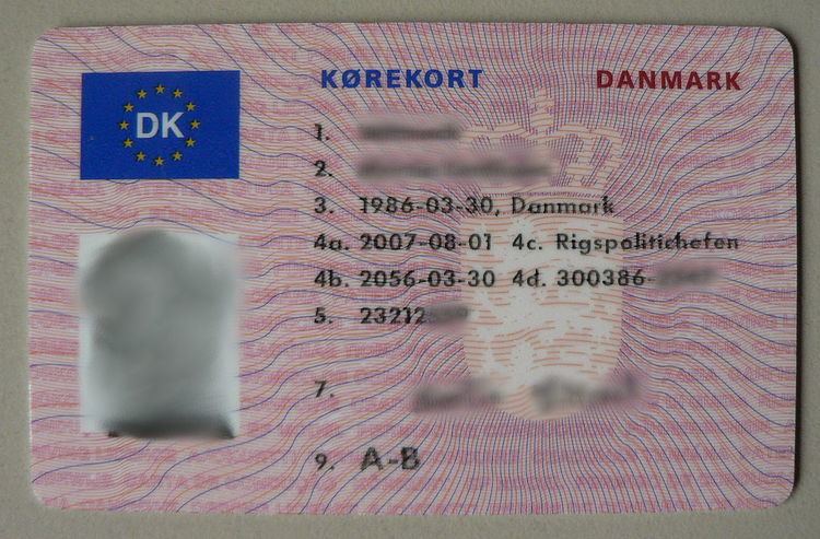 Driving licence in Denmark