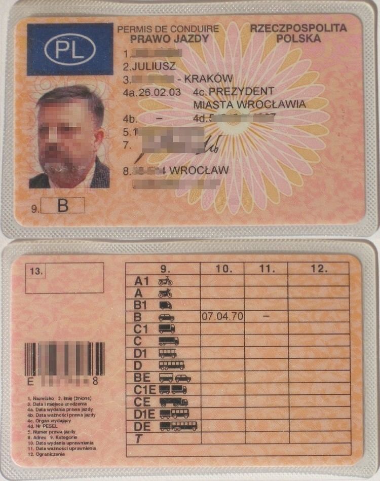 Driving licence in Poland