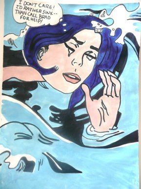 Drowning Girl BBC Blast Art amp Design Drowning girl