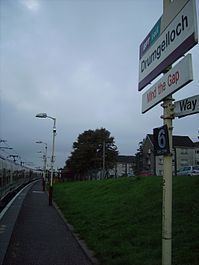 Drumgelloch (1989) railway station httpsuploadwikimediaorgwikipediacommonsthu