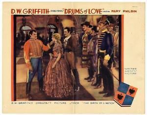 Drums of Love DRUMS OF LOVE 1928 DW Griffith Silent Film Lionel Barrymore