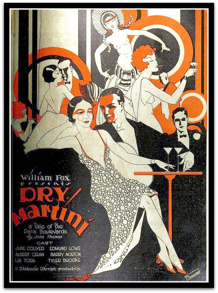 Dry Martini (1928 film) Vintage Art Deco Advert for Dry Martini 1928 film advert v Flickr