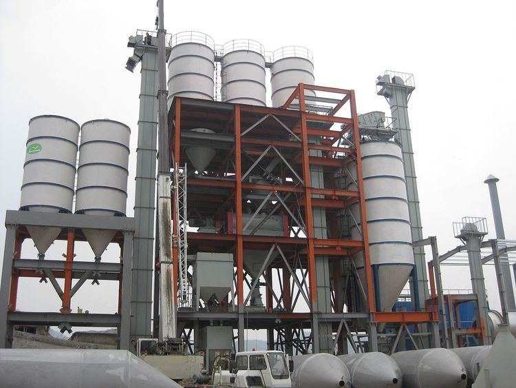 Dry mortar production line