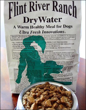Dry water DryWater Dog Food Flint River Ranch Dry Water Dog Foods