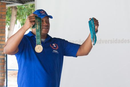 Édson Ribeiro Medalhista olmpico dson Luciano Ribeiro faz palestra em Teresina