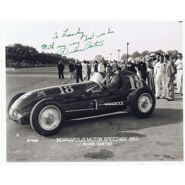 Duane Carter Duane Carter competed in eleven Indy 500 races including eight races
