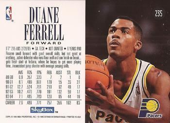 Duane Ferrell 199495 SkyBox Basketball Gallery The Trading Card Database