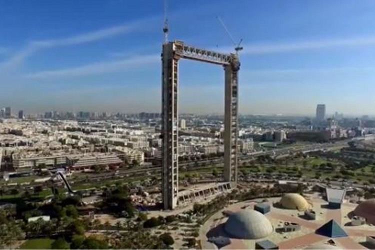 Dubai Frame VIDEO Take A Look At Dubai Frame Around Town News Projects