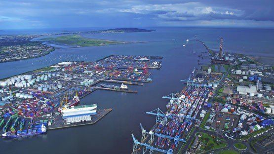Dublin Port Trade Volumes at Dublin Port Rise 8 in First Six Months of 2016
