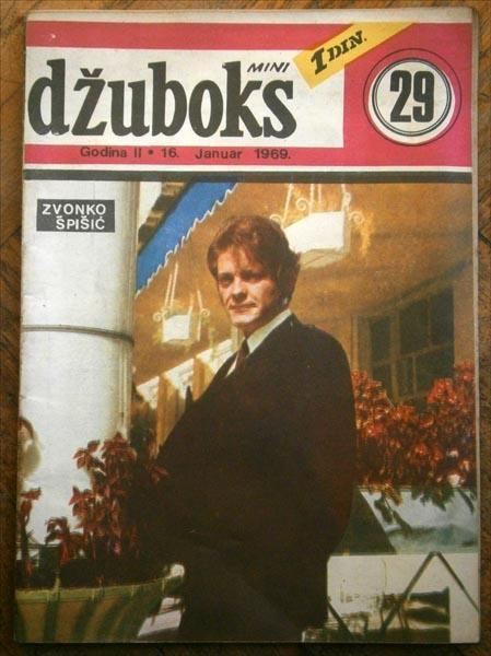 Džuboks asopis magazin mini DUBOKS br 29 od 16 januar 1969g