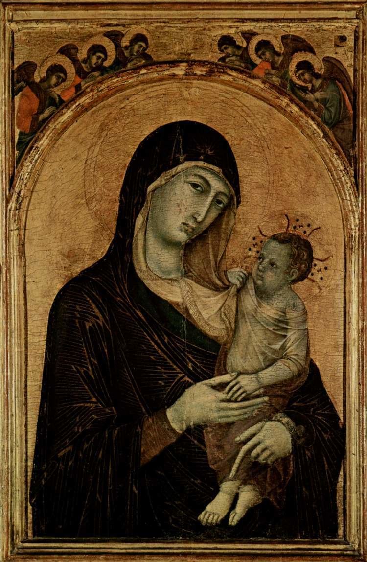 Duccio Madonna with Child and six Angels Duccio Wikipedia