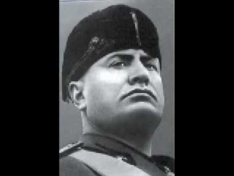 Duce Benito Mussolini Ave Duce YouTube