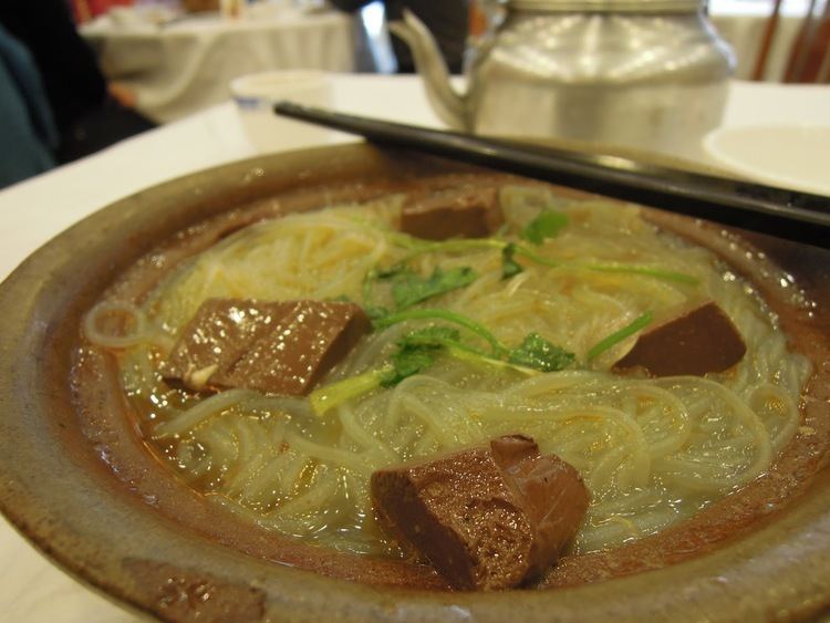 Duck blood and vermicelli soup A Field Guide to Chinese Street Food Duck Blood Soup