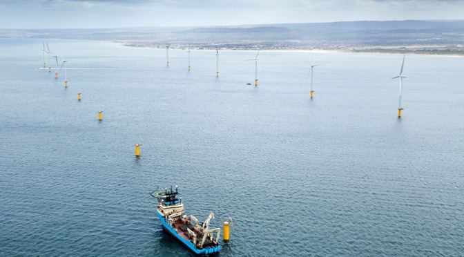 Dudgeon Offshore Wind Farm First electricity delivered from Dudgeon Offshore Wind Farm REVE