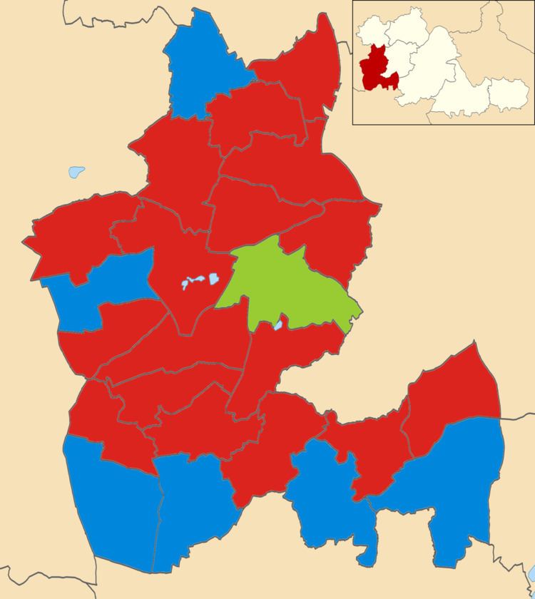 Dudley Metropolitan Borough Council election, 2012