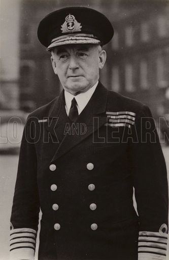 Dudley Pound Admiral Sir Dudley Pound Look and Learn History Picture