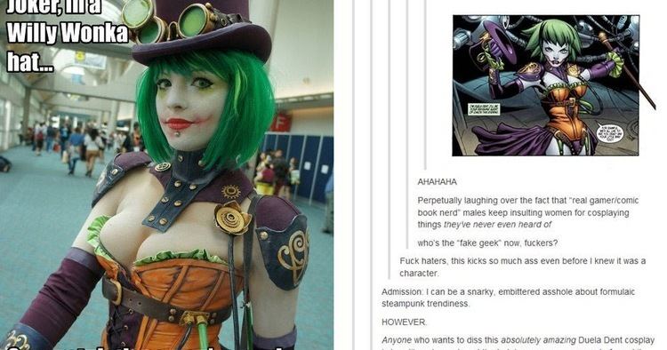Duela Dent Duela Dent Cosplayer Owns Critic Fanboys Anonymous