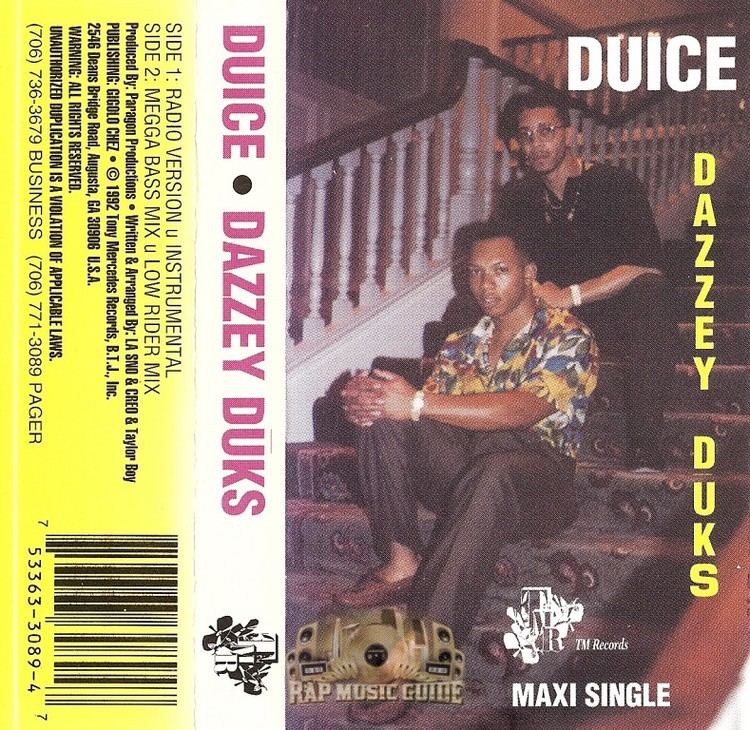 Duice Duice Dazzey Dukes Single Cassette Tape Rap Music Guide