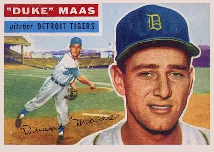 Duke Maas 1956 Topps Duke Maas 57 Baseball Card Value Price Guide