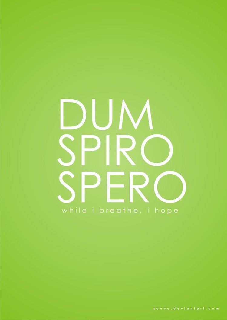 Dum spiro spero Dum Spiro Spero by ZOEVE on DeviantArt