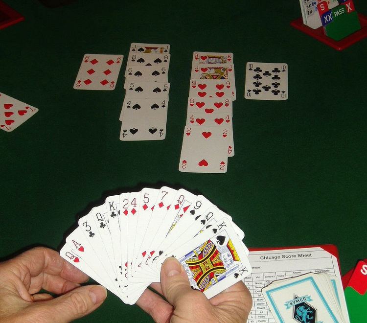 two handed pinochle with dummy hand