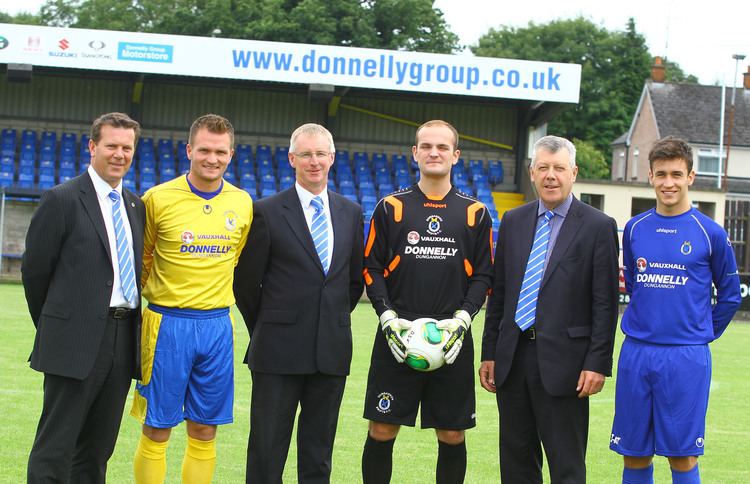 Dungannon Swifts F.C. DUNGANNON SWIFTS FLYING HIGH WITH DONNELLY VAUXHALL SPONSORSHIP