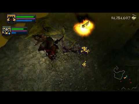 Dungeon Siege: Throne of Agony PSP Dungeon Siege Throne of agony gameplay YouTube