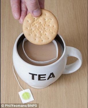 Dunking (biscuit) Now THAT39S a teabag Mesh biscuit catcher stops soggy crumbs ruining