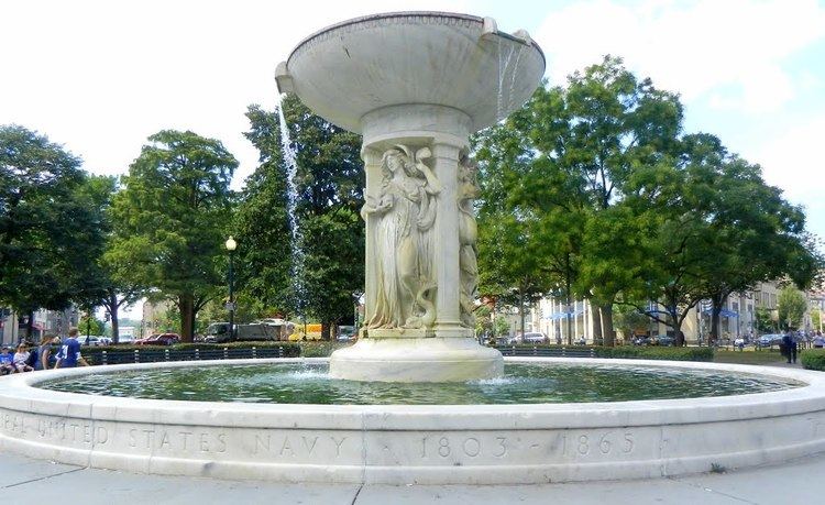 Dupont Circle Fountain Panoramio Photo of Samuel Francis duPont Memorial Fountain aka