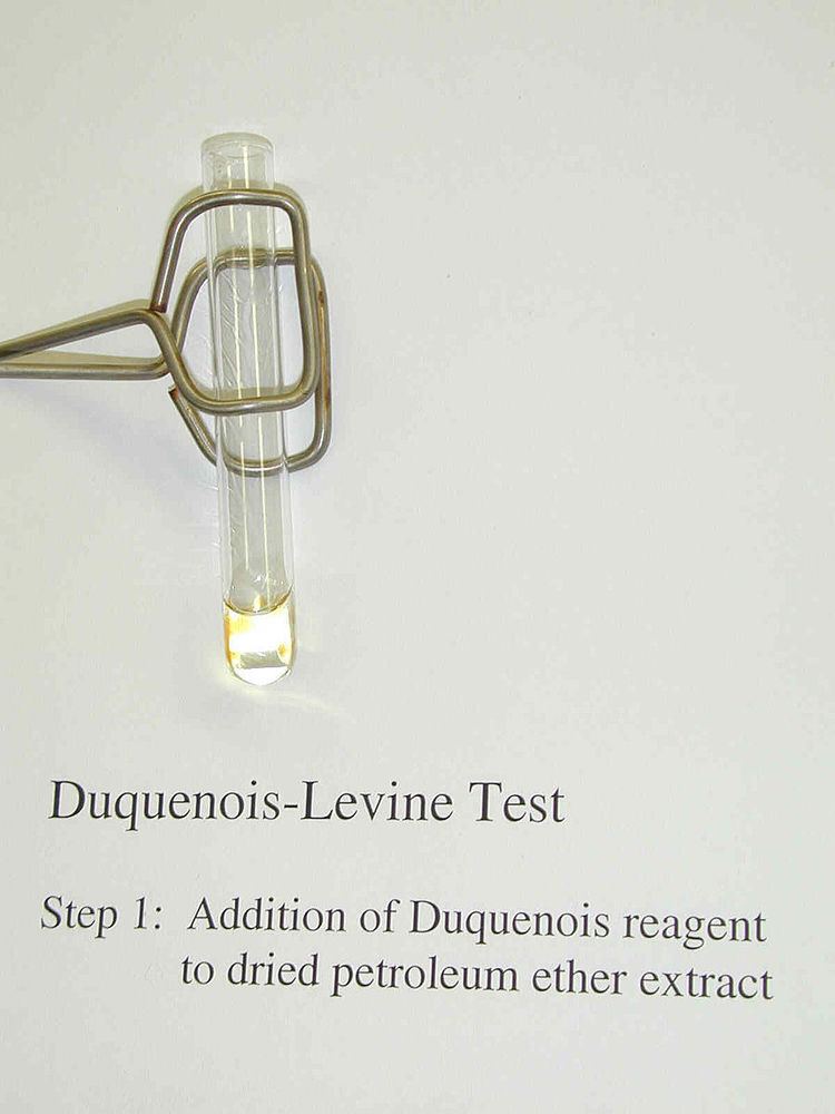 Duquenois–Levine reagent