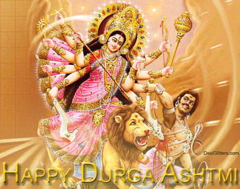 Durga Ashtami Navratri Day 8 Ashtami Durga Ashtami Mahagauri Pujan Sandhi Puja