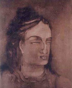 Painting of DUrgasimha by Vishwanatha, Nandalal Basu