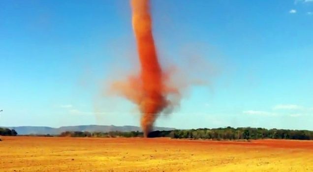 Dust devil Orange Dust Devil Video eBaum39s World