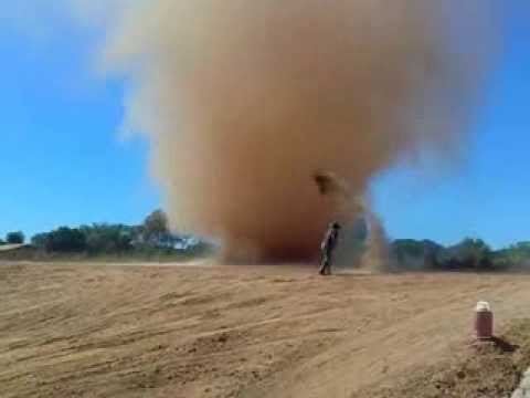 Dust devil People playing with a Pet Tornado dust devilHUE HUE BR BR