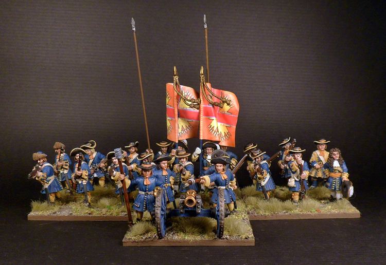 Dutch Blue Guards Gardes te Voet the Dutch Blue Guard 1690 Historical Palette