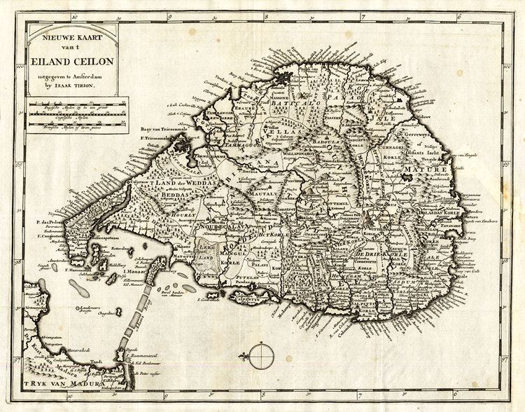 Dutch Ceylon tirion1740