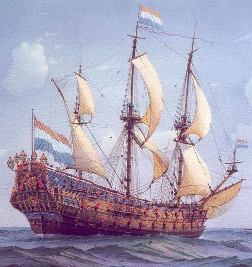 Dutch ship De Zeven Provinciën (1665) The 39De 7 Provincin39 1665 Age of Sail Warships World of
