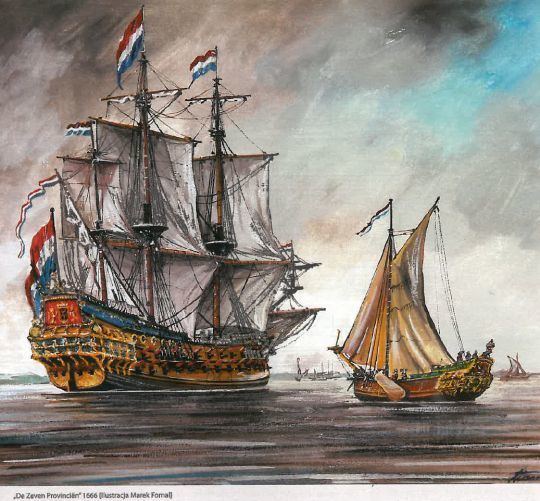 Dutch ship De Zeven Provinciën (1665) Dutch ship De Zeven Provincin 1665 flagship of Michiel Adrszn